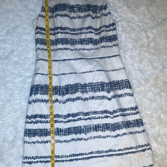 Banana Republic blue/cream sleeveless dress size 8 - Picture 12 of 15
